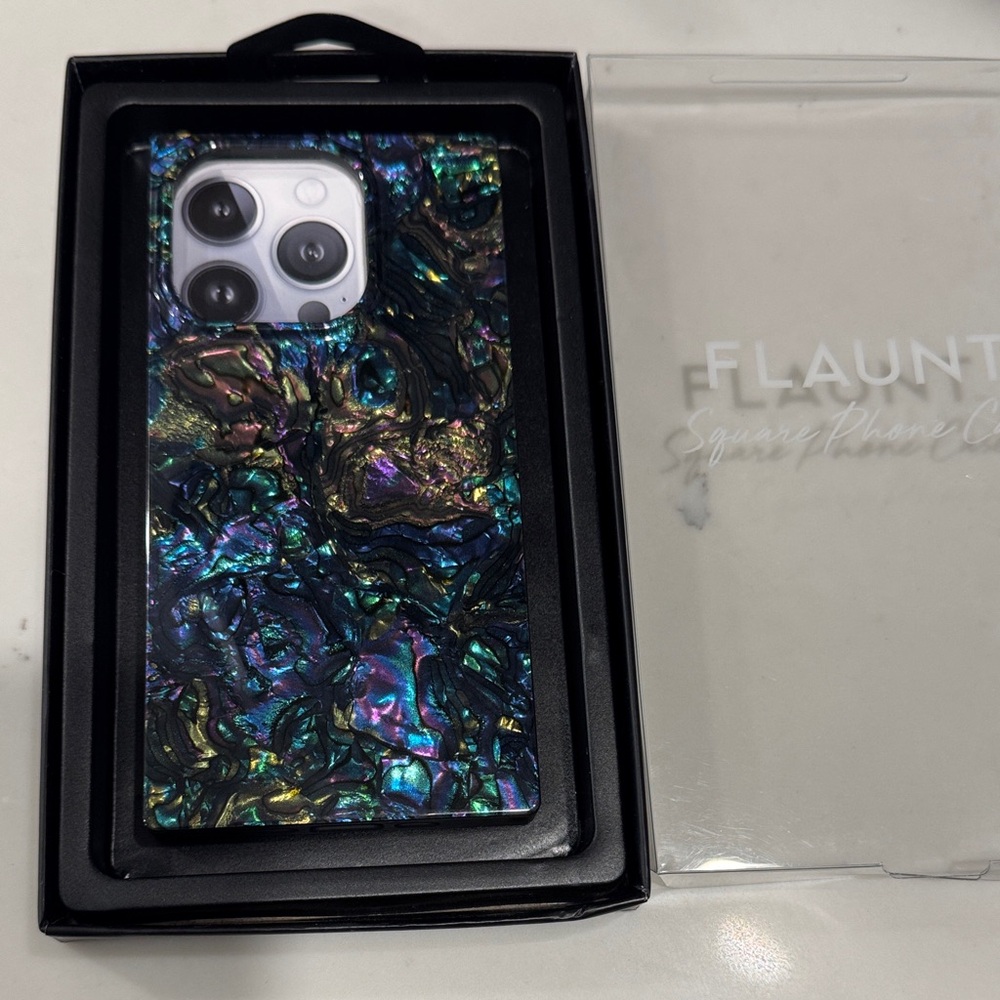 Iridescent abalone  iPhone 15 pro mag safe Case